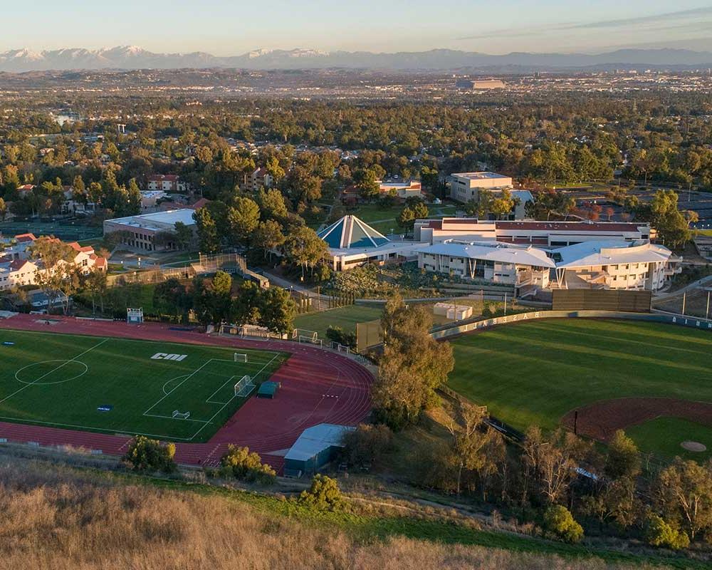 Concordia campus from French Hill